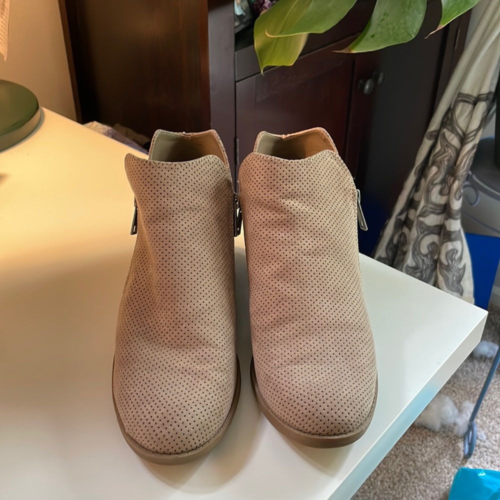 Tan Ankle Booties